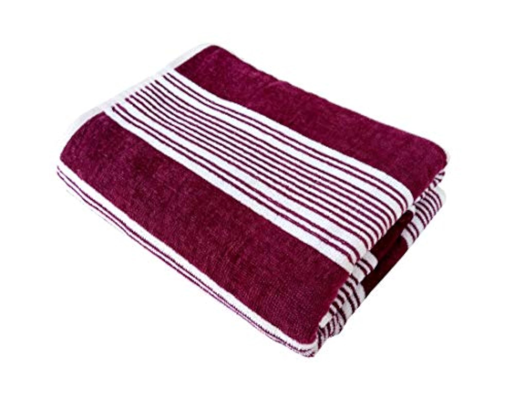 Soft Cotton Striped Bath Towel Set, Pack of 4